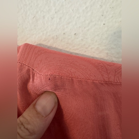 Vintage Victorias Secret Gold Label Silk Pajama Top Sleepwear Size Large *read - Picture 5 of 10